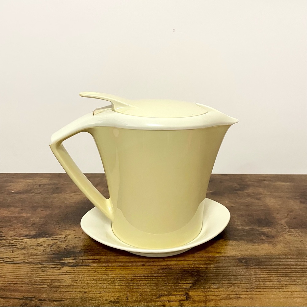 Vintage Leifheit SLANY Sauciere Insulated Thermal Pitcher W/Drip Tray, Germany